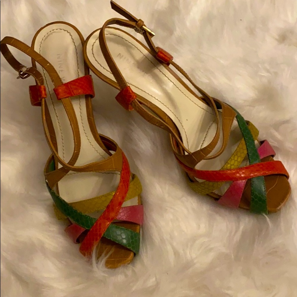 High heels sandals